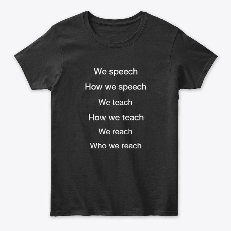 We Speech How We Speech Black Background